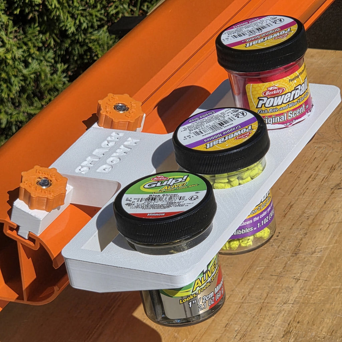 Track-Mounted Gulp Holder