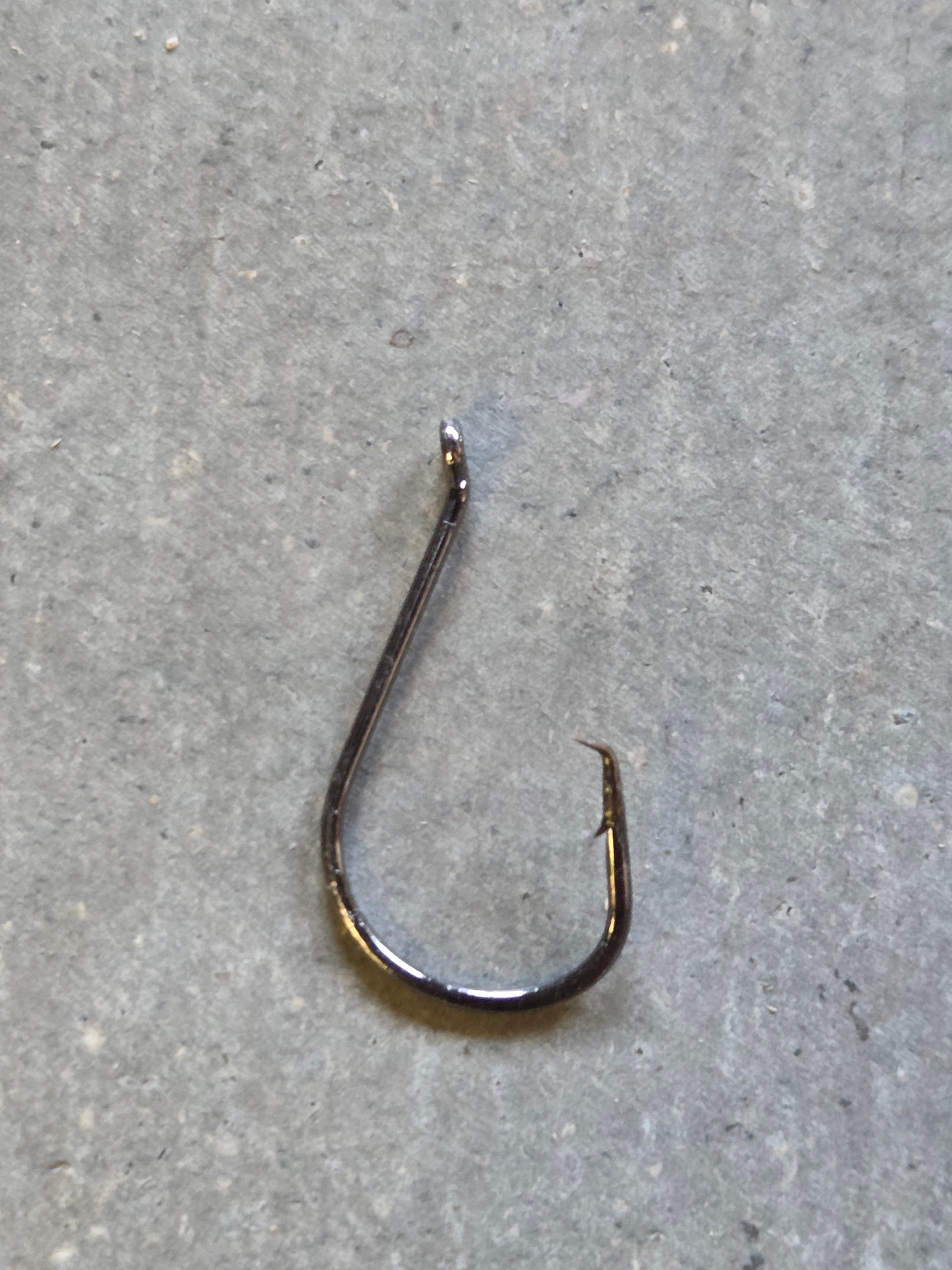 buy bulk fishing hooks 1 Offset Circle Hooks (Pack of 10)