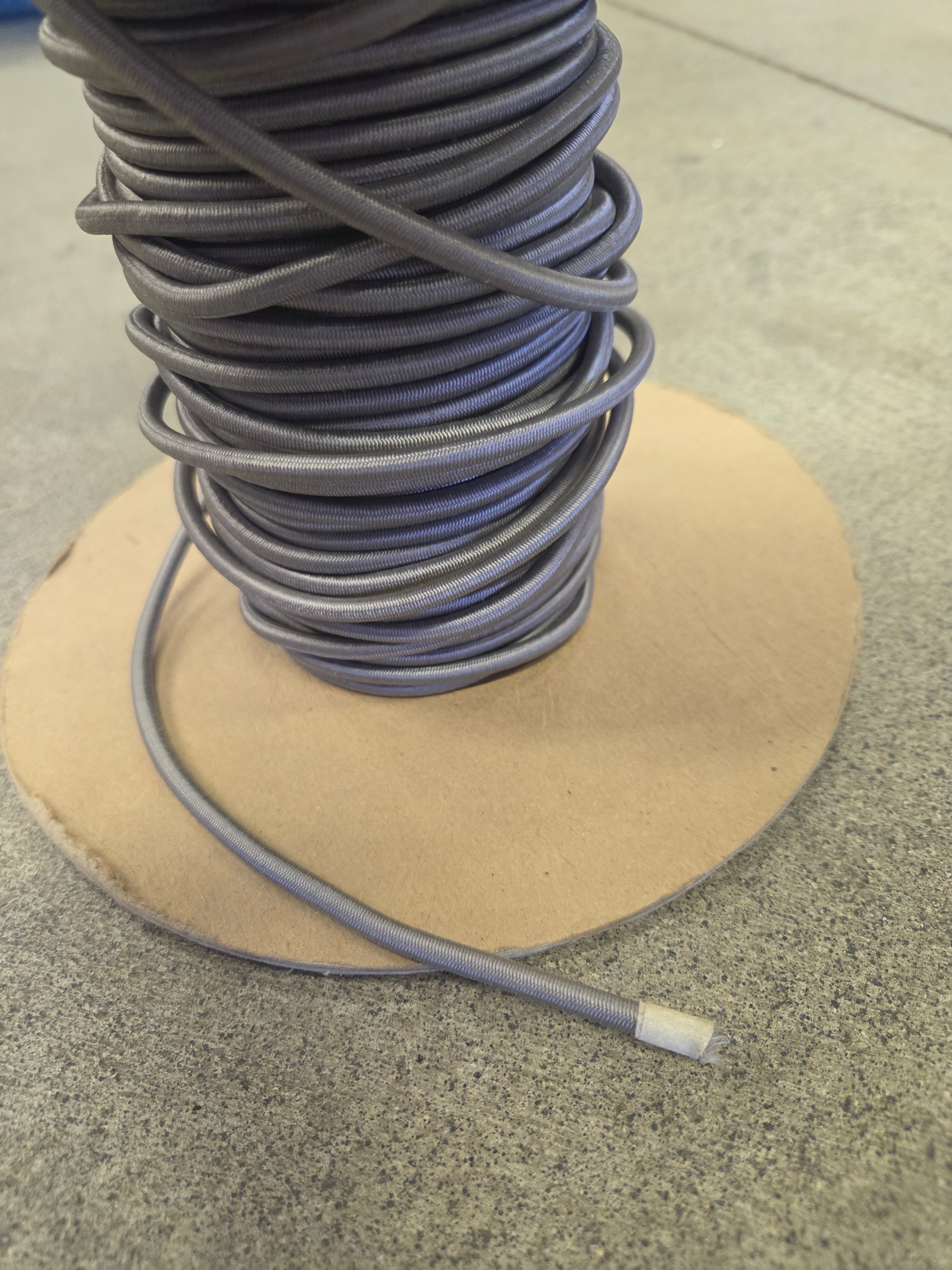 Hobie Shockcord 3/16", Gray (Per Foot) #8004382