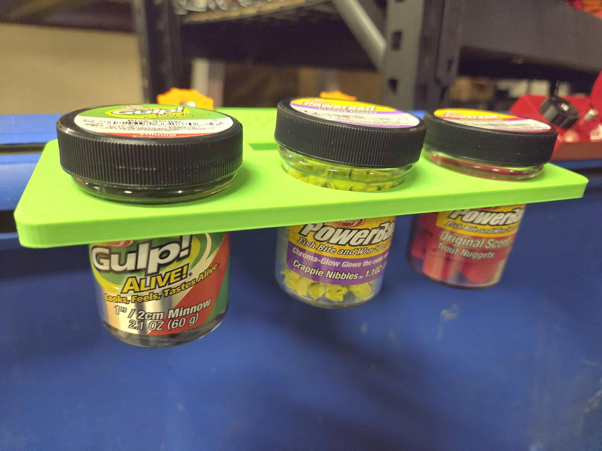 gulp tackle box Track-Mounted Gulp Holder
