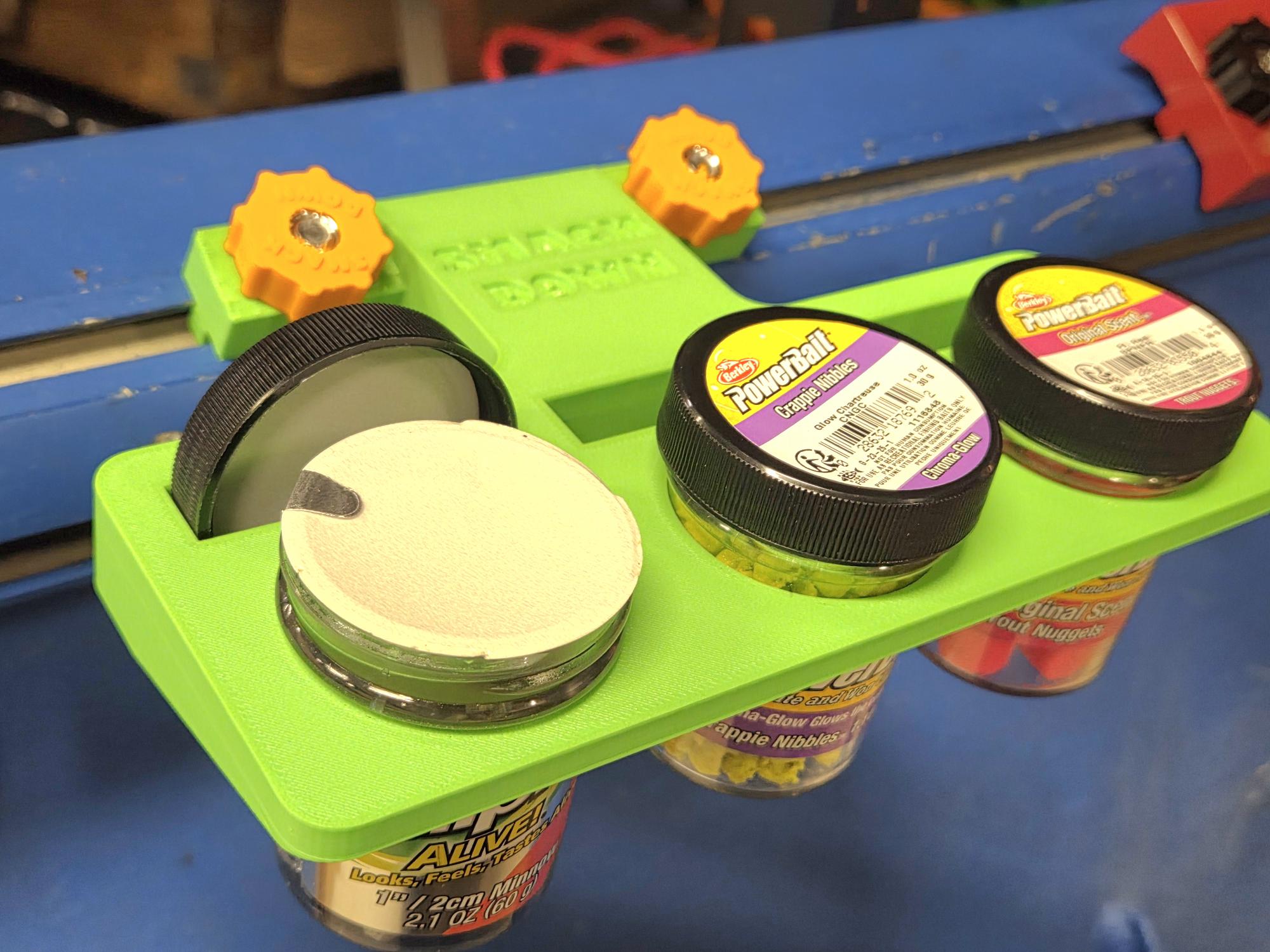 gulp tackle box Track-Mounted Gulp Holder