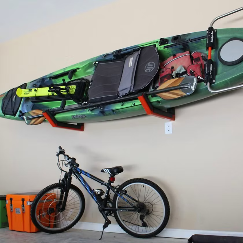 Boonedox Lime Green Kurl Kayak Storage Rack