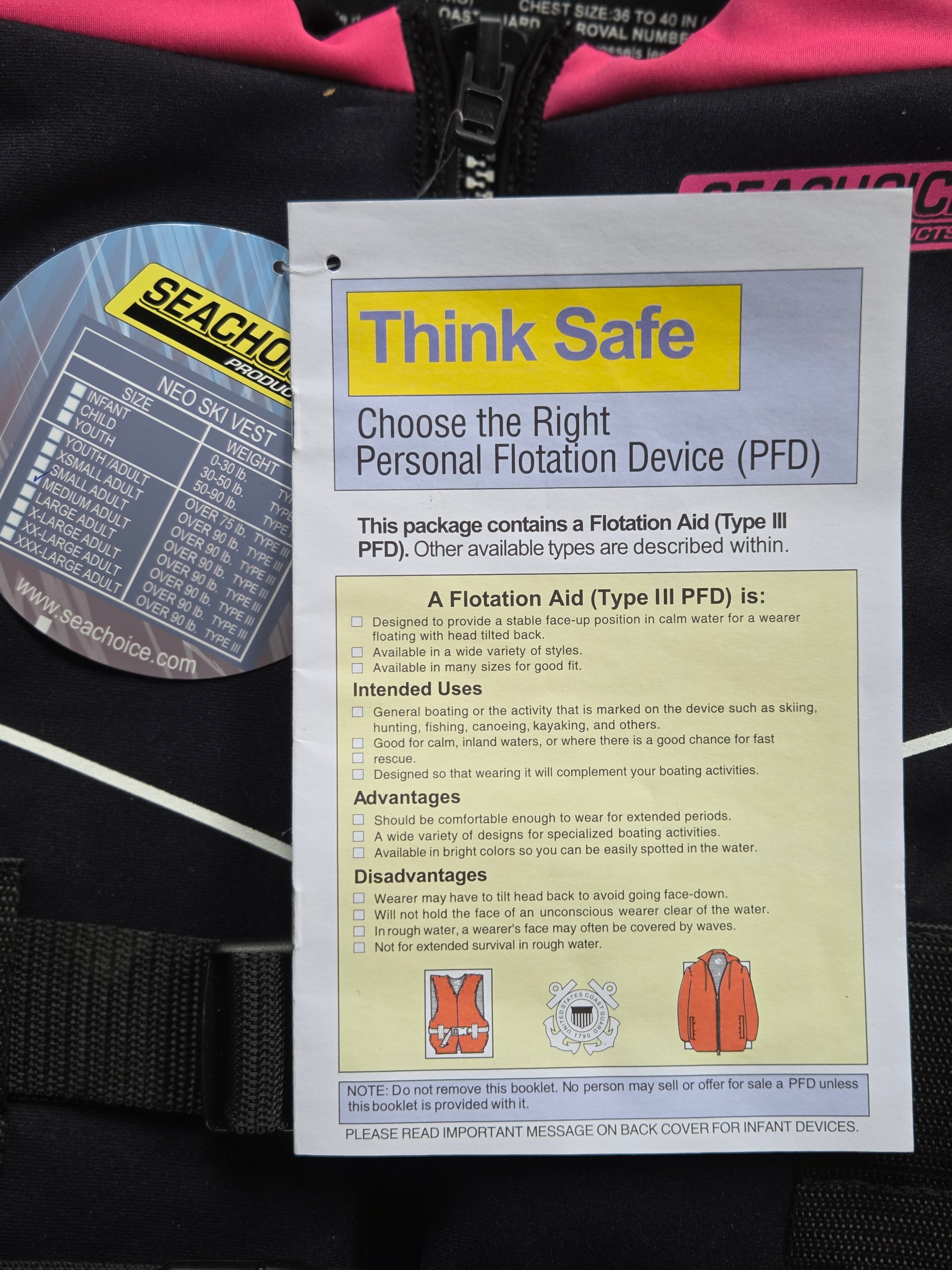 Sea Choice Evoprene Multi-Sport Type 3 Life Jacket