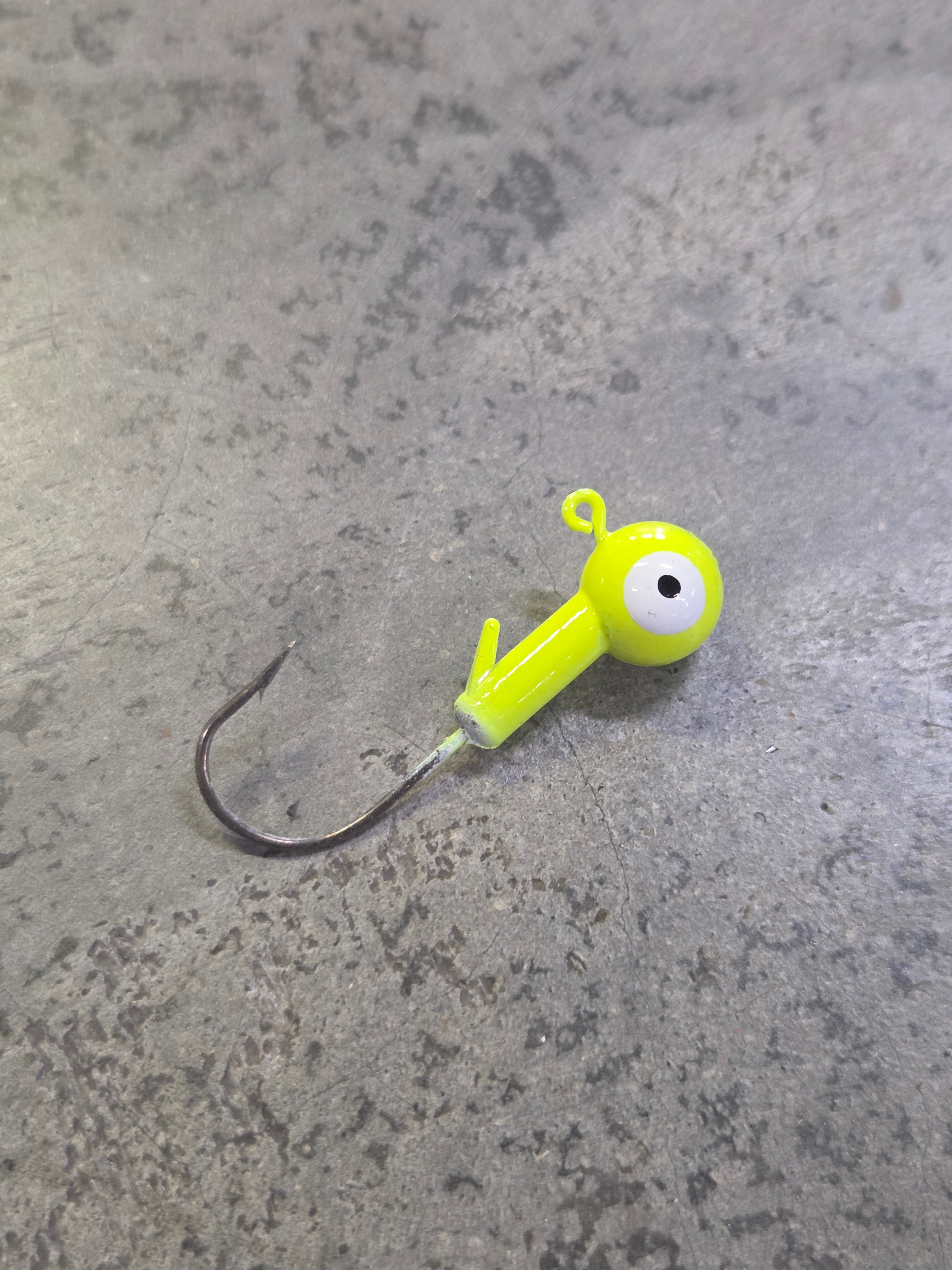 Glow Google Eye Tungsten Hooks (Pack of 5)
