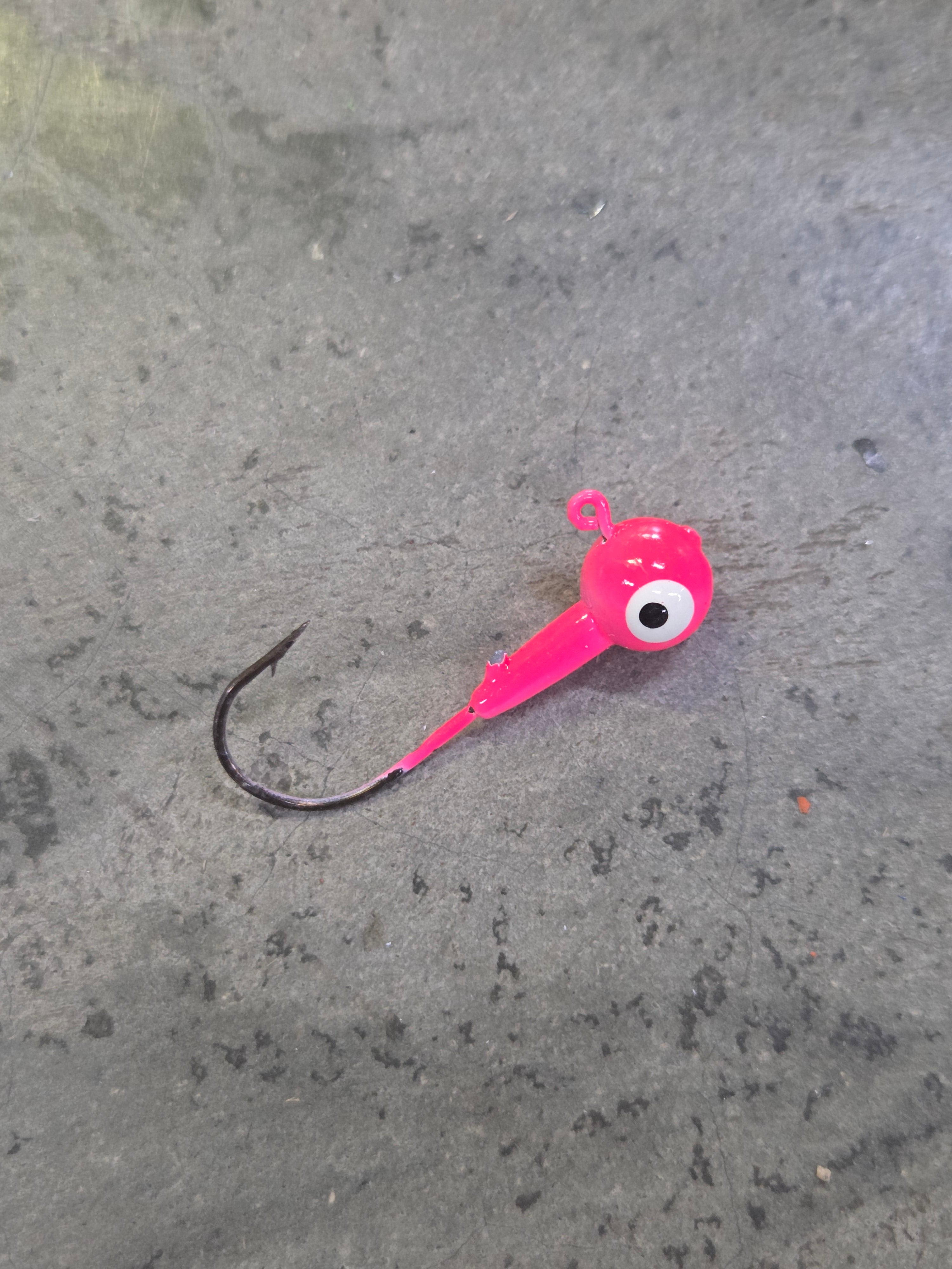 Glow Google Eye Tungsten Hooks (Pack of 5)