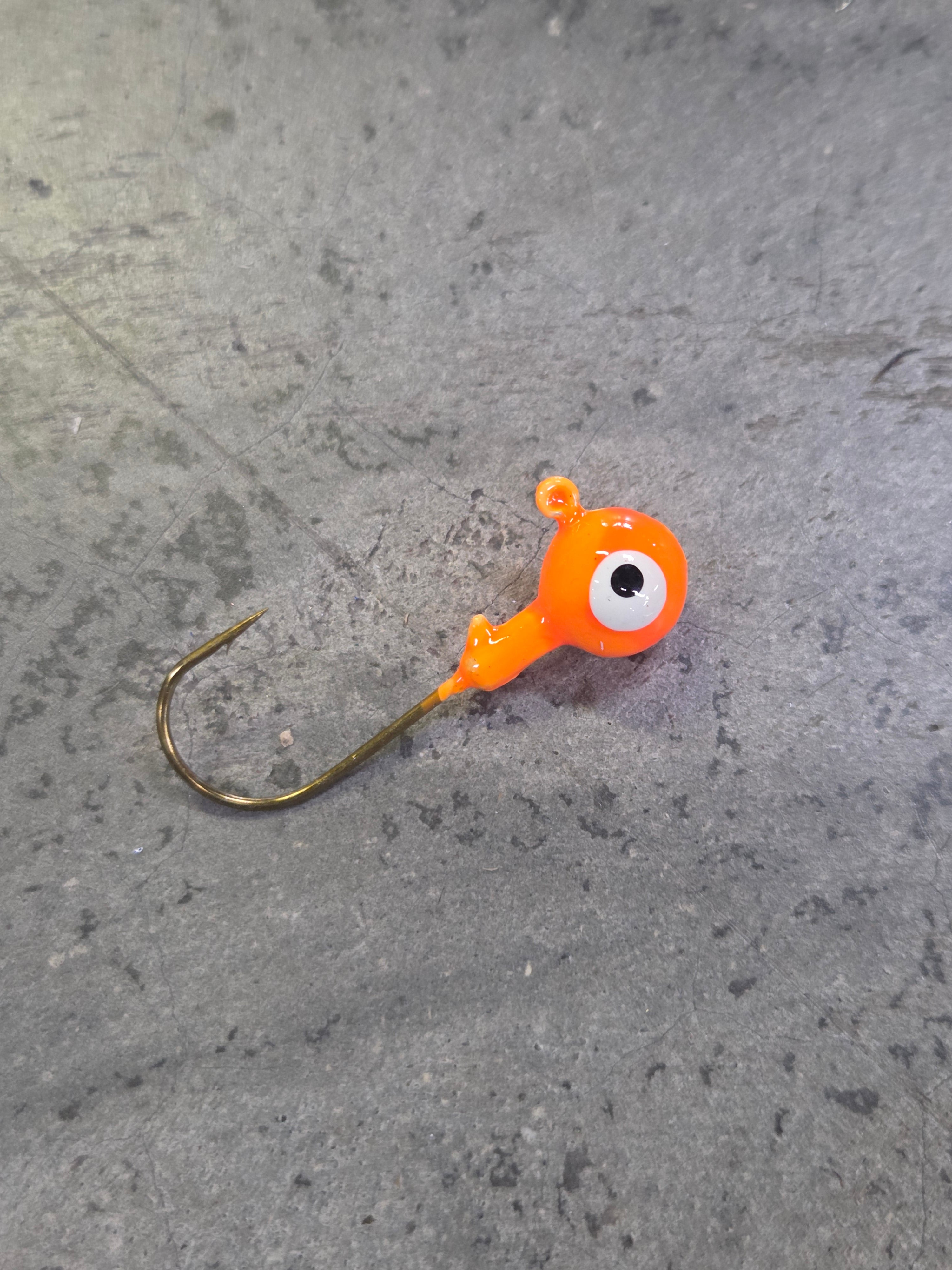Glow Google Eye Tungsten Hooks (Pack of 5)