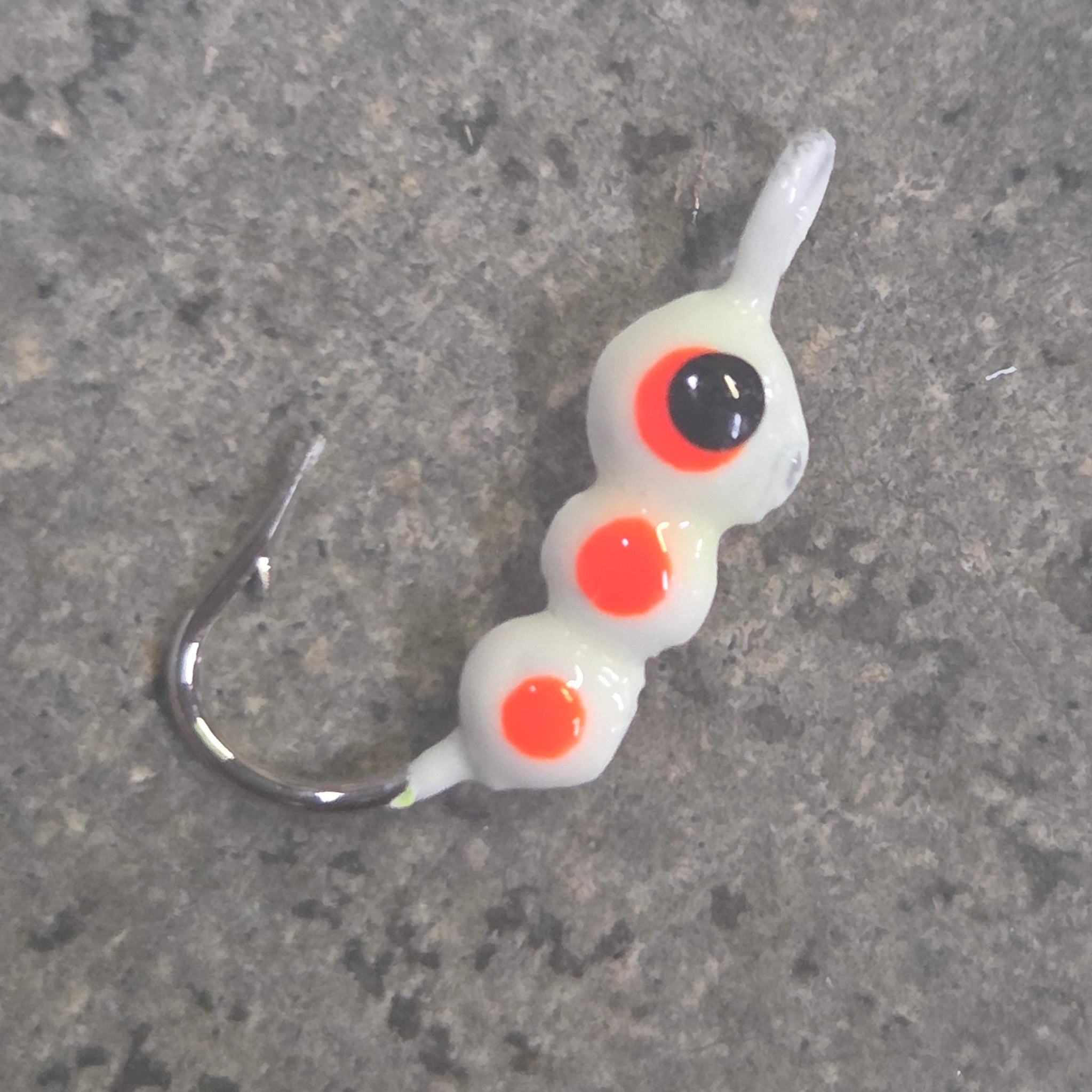 Tungsten Ice Worm #10 (Pack of 4)