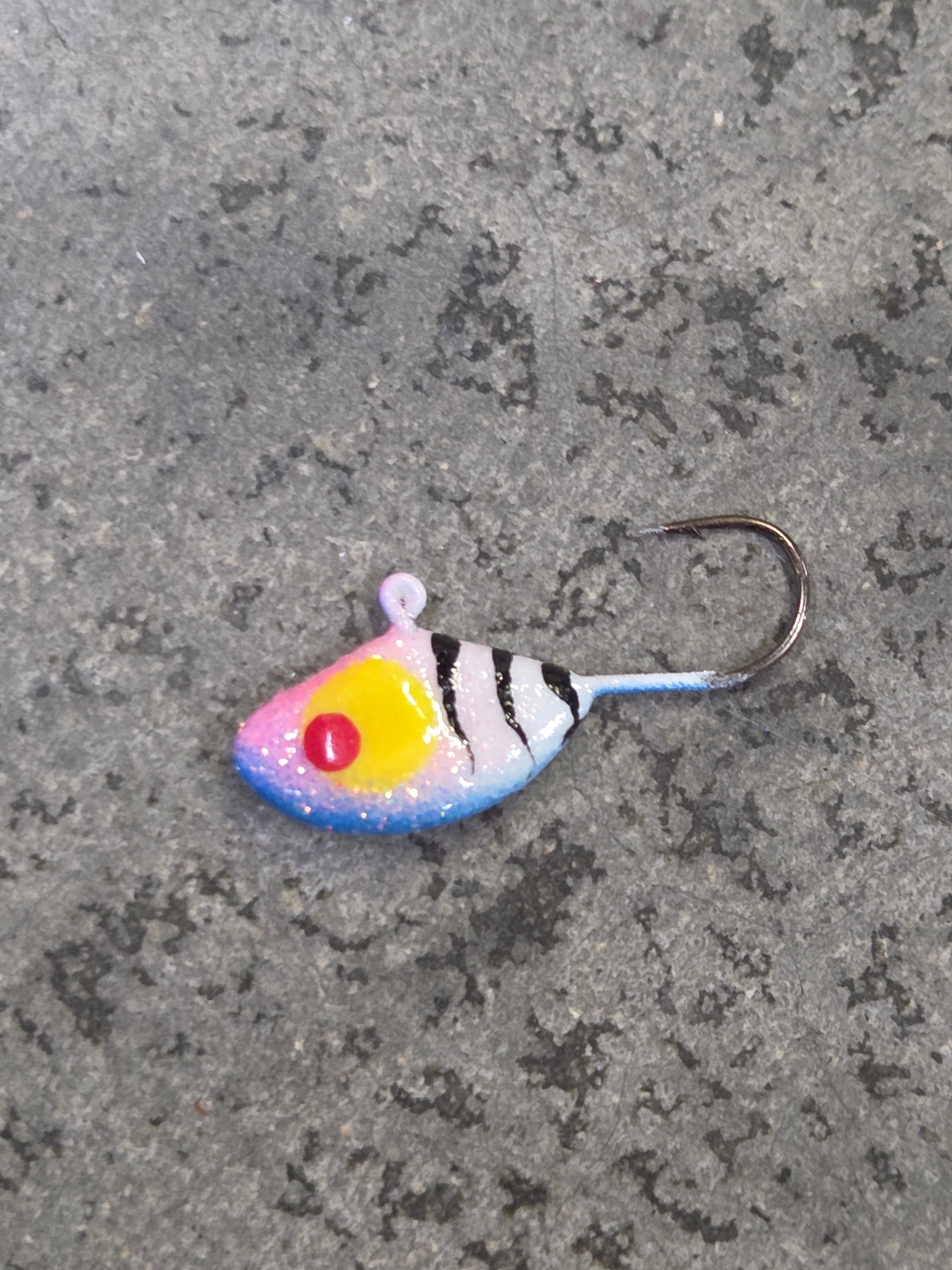 Blue Tiger Tungsten Ice Jig #6 (Pack of 4)