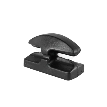 Line Cutterz Ceramic Blade Peel & Stick Flat Mount - Black