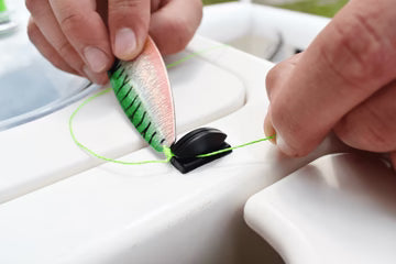 Line Cutterz Steel Blade Peel & Stick Flat Mount - Black