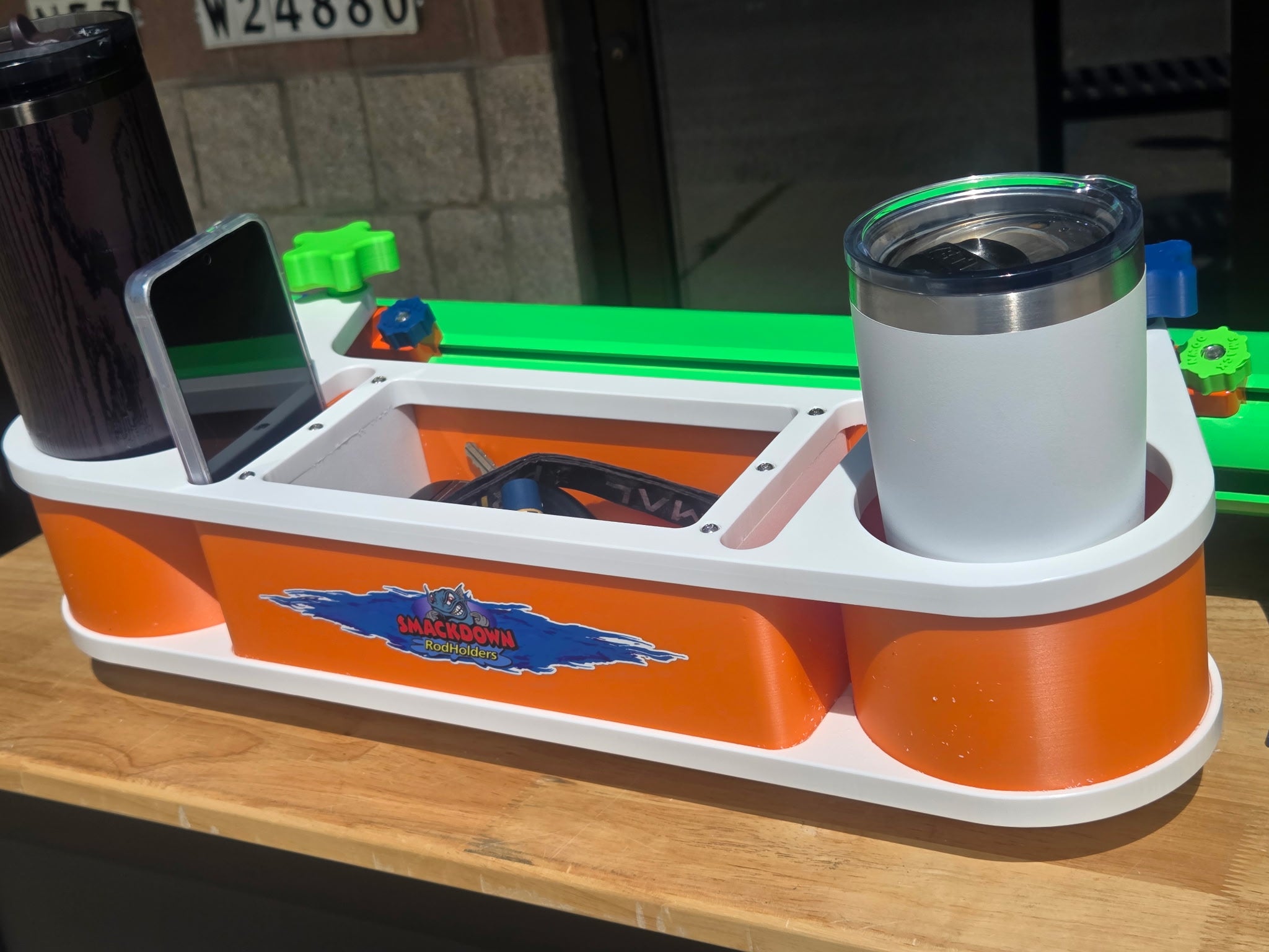 Track-Mounted Storage Caddy
