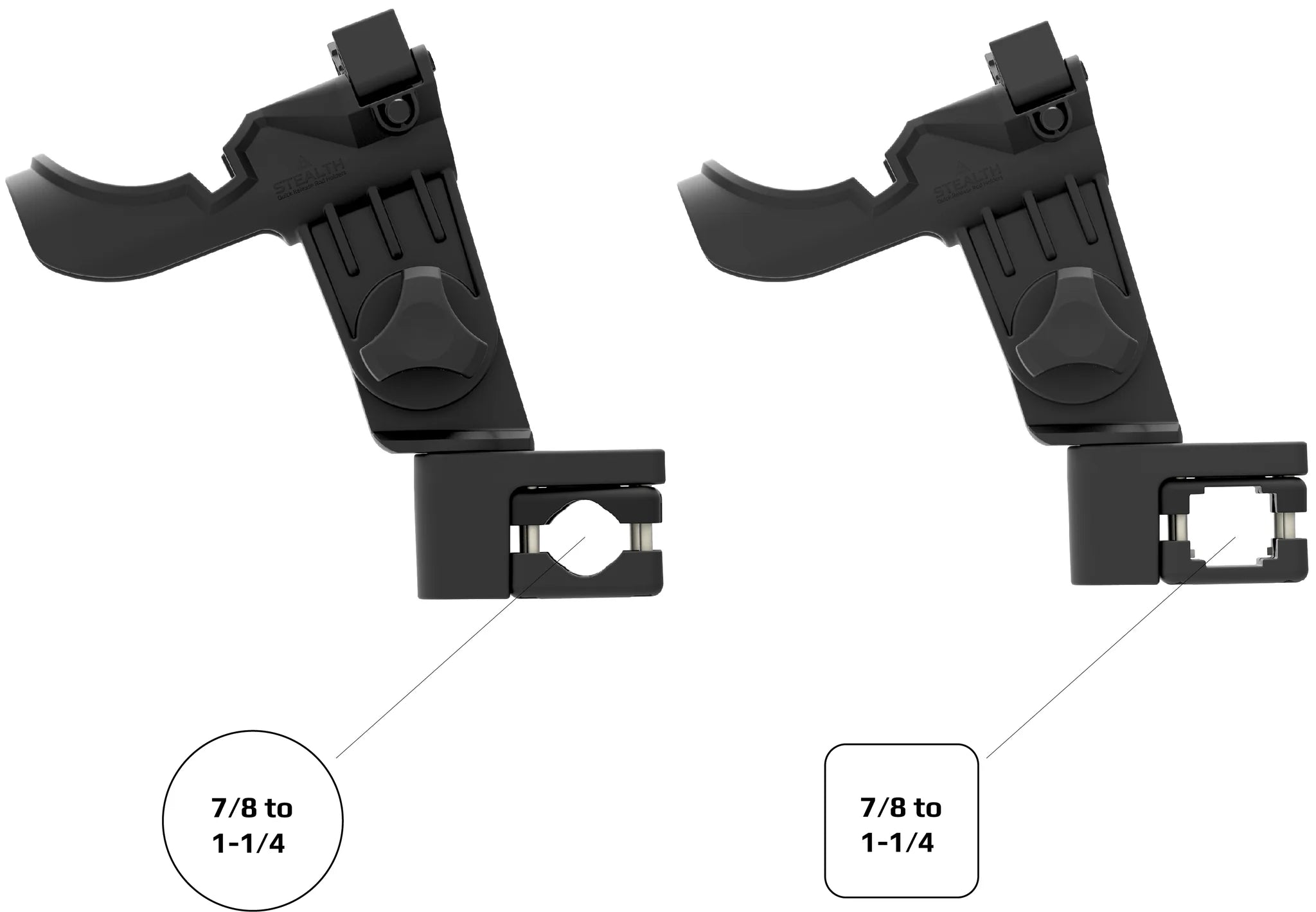 Stealth Mode Universal Rail Mount (7/8" - 1.5")