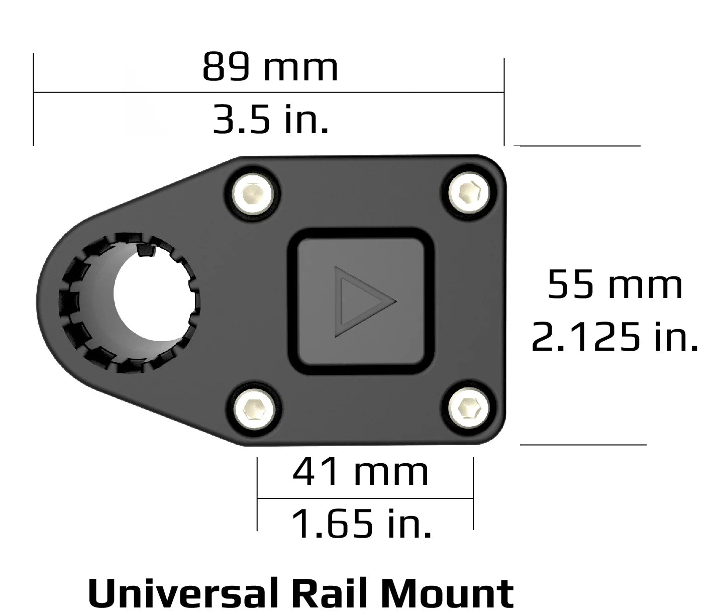 Stealth Mode Universal Rail Mount (7/8" - 1.5")