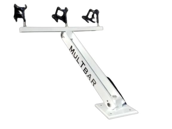Over View of the MulTbars  The 360 degree MulTBar Rod Rack (available in 7  colors) is the World's most versatile rod positioning system. Made in the  USA (not in China). The